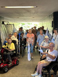 Mehr als 100 Menschen waren vor Ort