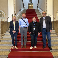 Austausch mit mit Andrii Zakaliuk, Yuriy Lopatynskyy und Florian Ritter, MdL a.D.