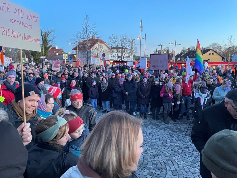 Demo gegen Rechts Ebersberg I